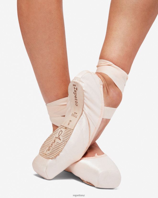 Repetto Women Anna Pointe Shoes - Large Box Soft Sole Pink Footwear PDFBZN562