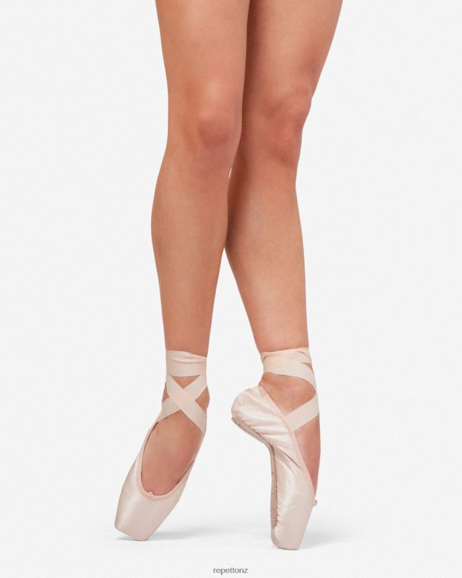 Repetto Women Anna Pointe Shoes - Narrow Box Medium Sole Pink Footwear PDFBZN559