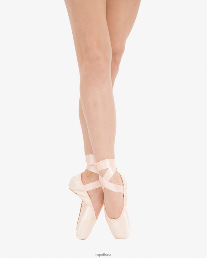 Repetto Women Carlotta Pointe Shoes - Large Box Medium Sole Salmon Melon Footwear PDFBZN575