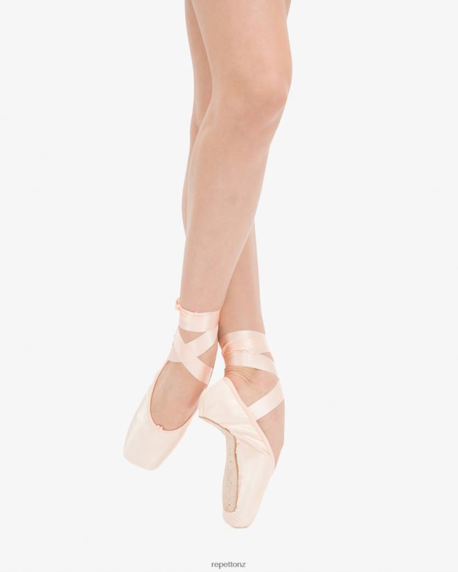 Repetto Women Carlotta Pointe Shoes - Large Box Soft Sole Salmon Melon Footwear PDFBZN574