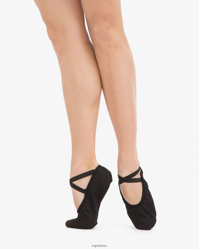 Repetto Women Professional Soft Ballet Shoes With Split Sole Black Footwear PDFBZN599