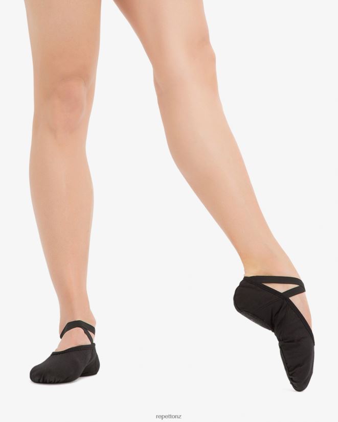 Repetto Women Professional Soft Ballet Shoes With Split Sole Black Footwear PDFBZN599