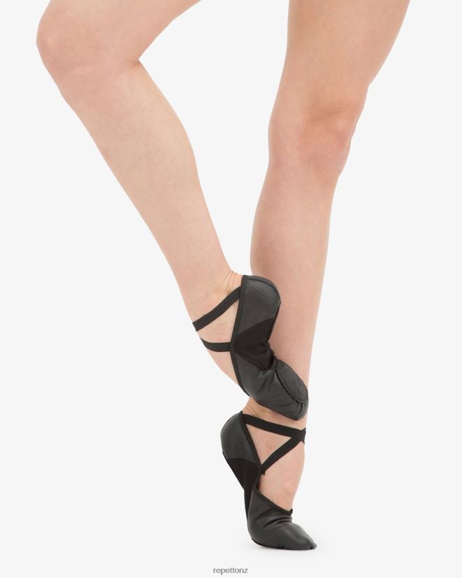 Repetto Women Professional Soft Ballet Shoes With Split Sole Black Footwear PDFBZN600