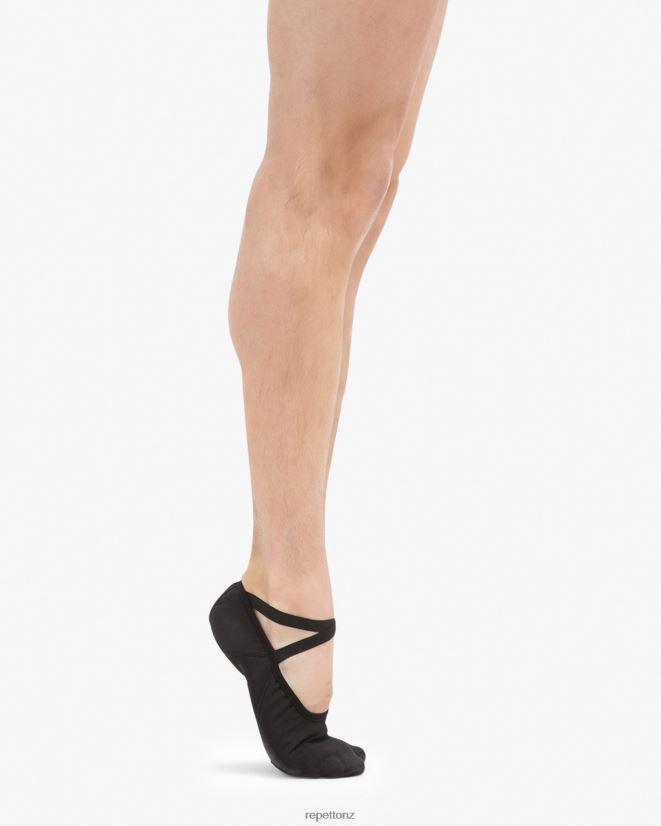 Repetto Women Professional Soft Ballet Shoes With Split Sole (Large Width) Black Footwear PDFBZN607
