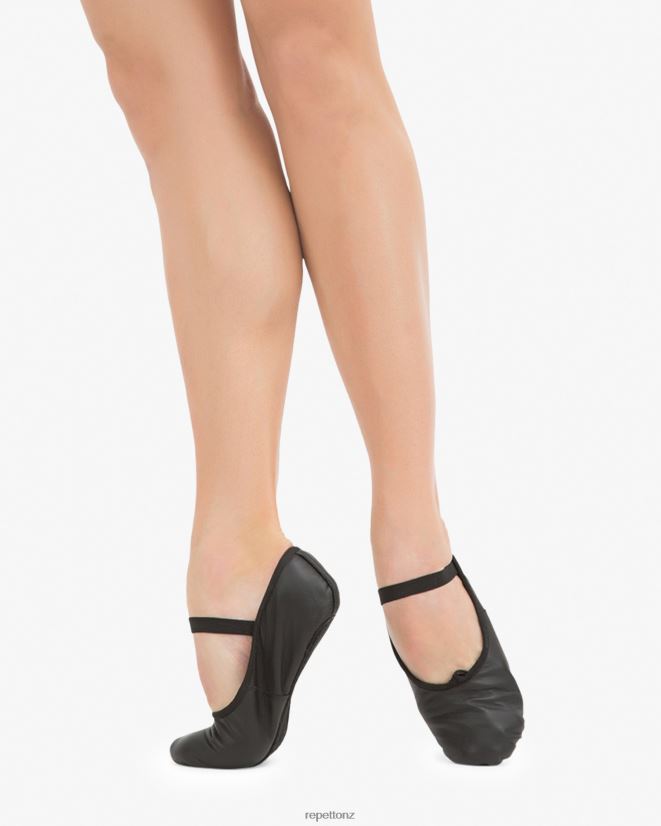 Repetto Women Soft Ballet Shoes With Full Sole - Leather Black Footwear PDFBZN591