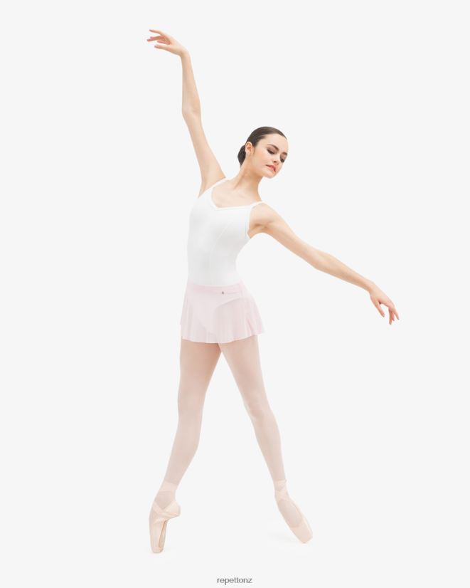 Repetto Women Short Fishnet Skirt Pale Pink Clothing PDFBZN502
