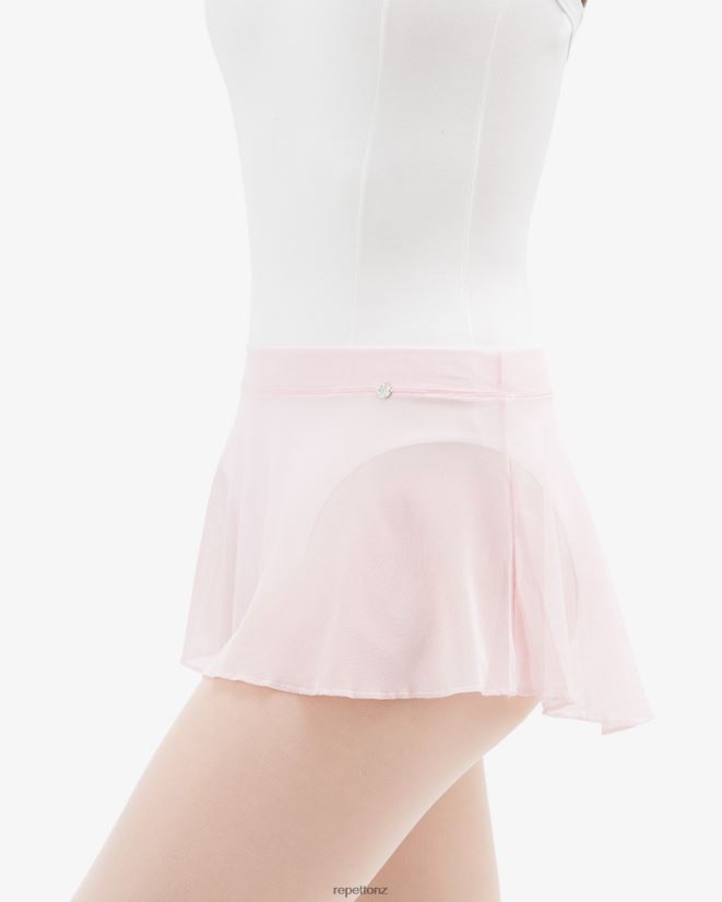 Repetto Women Short Fishnet Skirt Pale Pink Clothing PDFBZN502