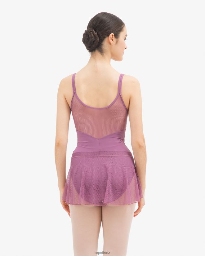 Repetto Women Short Lace Skirt Dalhia Purple Clothing PDFBZN501
