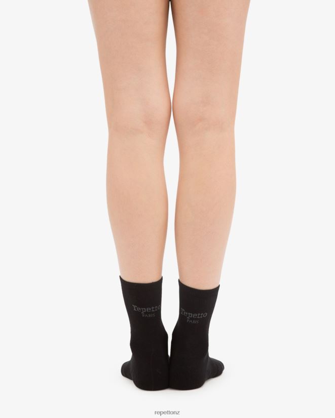 Repetto Women Anti Slippery Socks For Warming Up Black Accessories PDFBZN545
