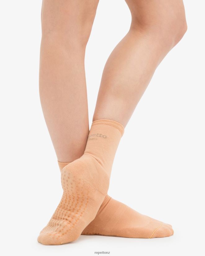 Repetto Women Anti Slippery Socks For Warming Up Tan Beige Accessories PDFBZN546