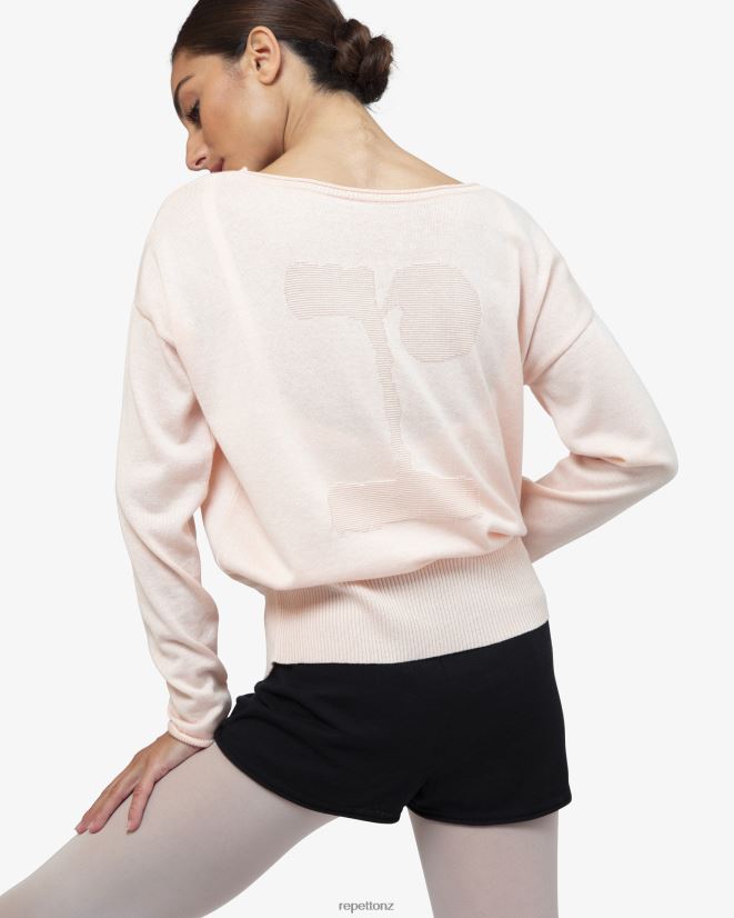 Repetto Women Warm-Up Pull Over Petal Pink Clothing PDFBZN517