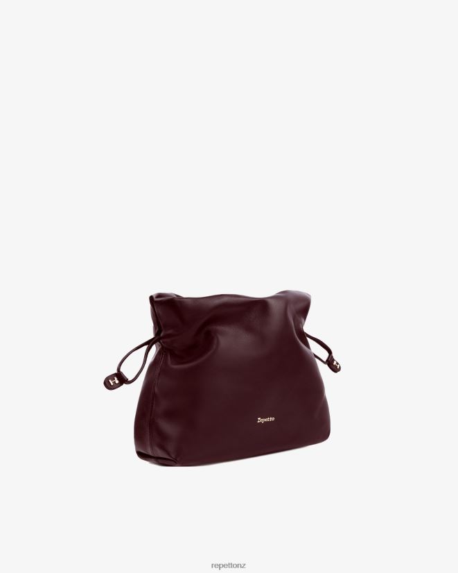 Repetto Women Poids Plume Bag Deep Wine Red Accessories PDFBZN275