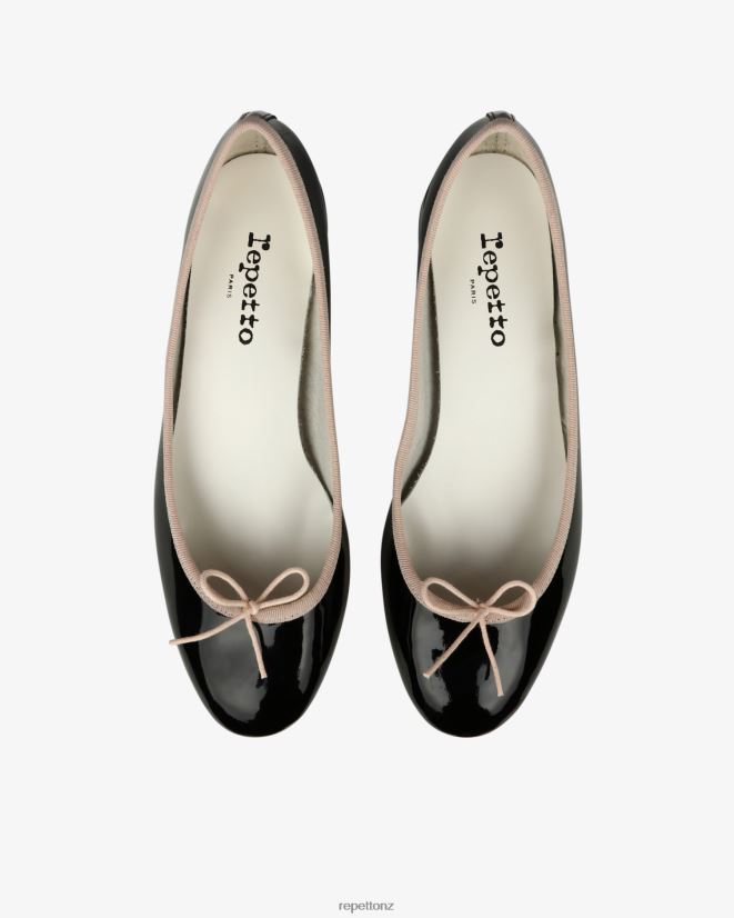 Repetto Women Camille Ballerinas Black And Iconic Pink Footwear PDFBZN55