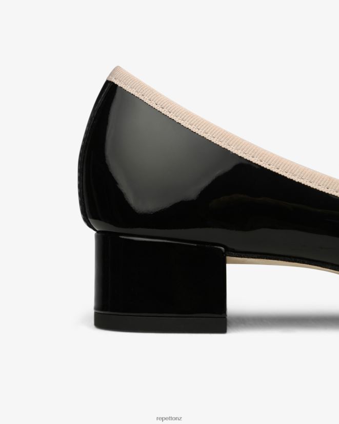 Repetto Women Camille Ballerinas Black And Iconic Pink Footwear PDFBZN55