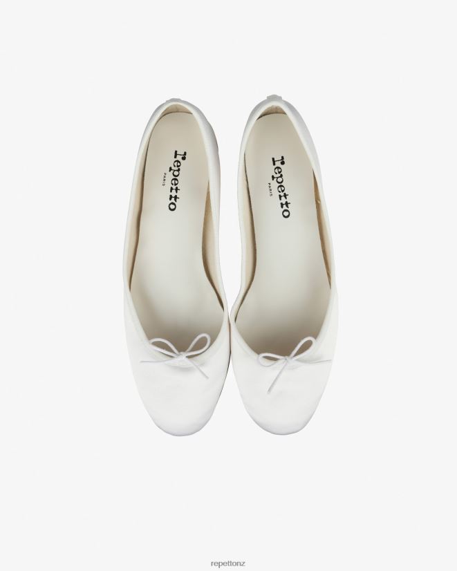 Repetto Women Camille Ballerinas - Satin Ivory White Footwear PDFBZN82