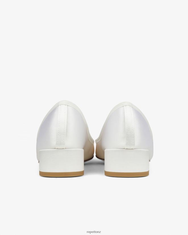 Repetto Women Camille Ballerinas - Satin Ivory White Footwear PDFBZN82