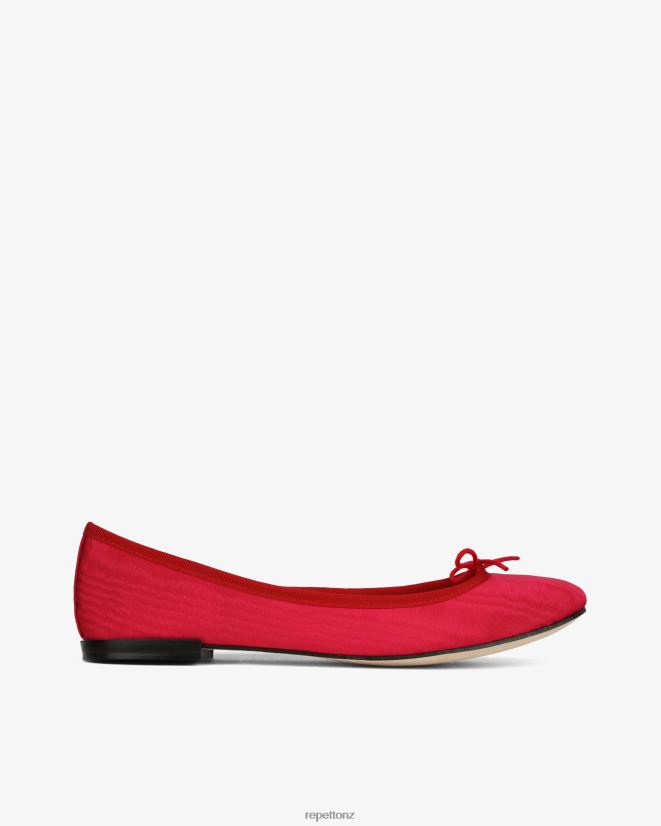 Repetto Women Cendrillon Ballerinas - Satin Raspberry Pink And Flammy Red Footwear PDFBZN52