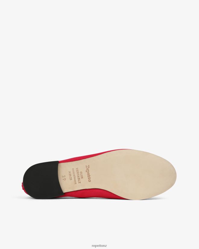 Repetto Women Cendrillon Ballerinas - Satin Raspberry Pink And Flammy Red Footwear PDFBZN52