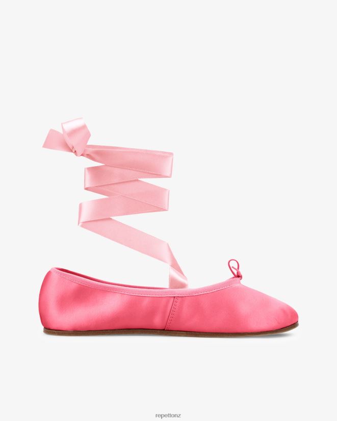 Repetto Women Sophia Ballerinas - Satin Party Pink Footwear PDFBZN42
