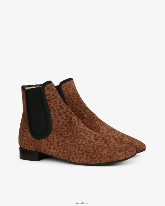 Repetto Women Elor Ankle Boots Cuba Camel Footwear PDFBZN199