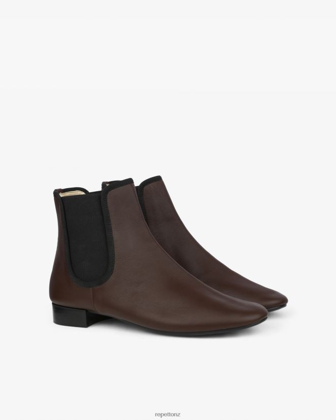 Repetto Women Elor Ankle Boots Ristretto Brown Footwear PDFBZN198