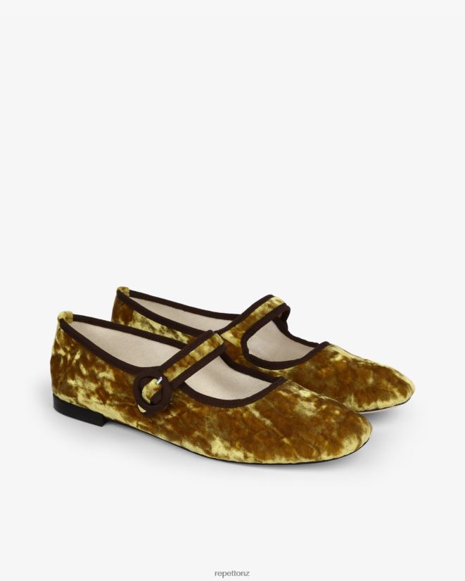 Repetto Women Georgia Mary Janes Antic Gold Footwear PDFBZN163