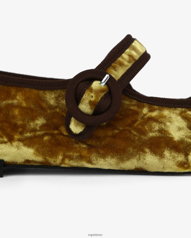 Repetto Women Georgia Mary Janes Antic Gold Footwear PDFBZN163