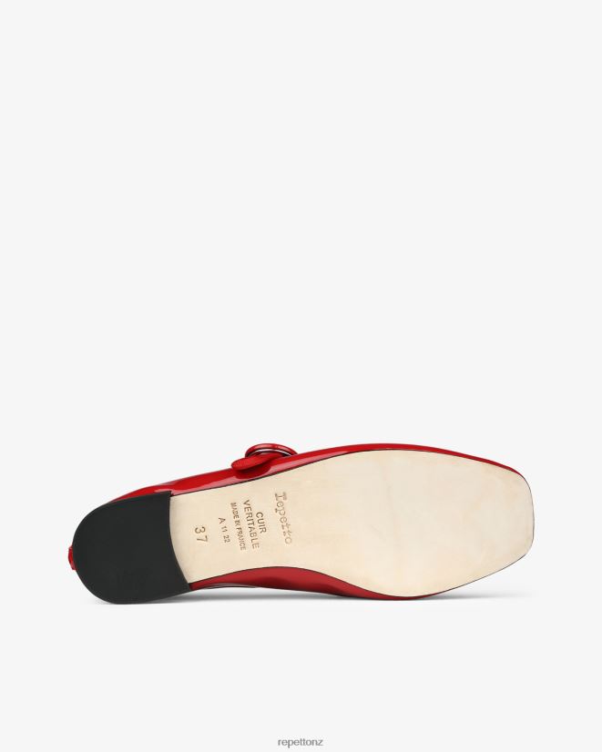 Repetto Women Georgia Mary Janes Flammy Red Footwear PDFBZN158