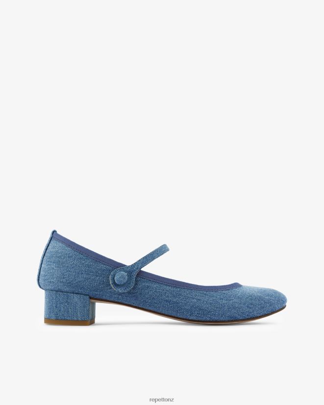 Repetto Women Rose Mary Janes Everest Blue Footwear PDFBZN173
