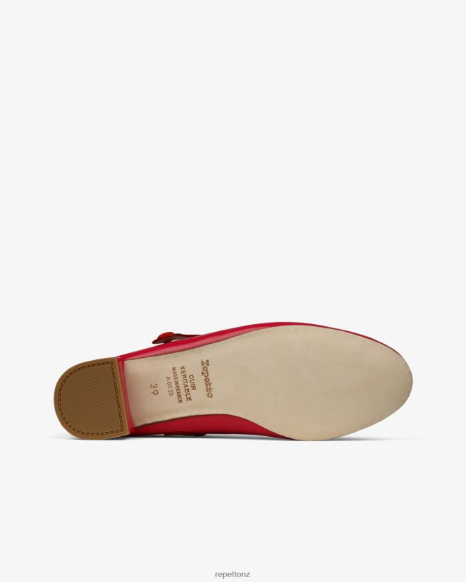 Repetto Women Rose Mary Janes Raspberry Pink And Flammy Red Footwear PDFBZN166