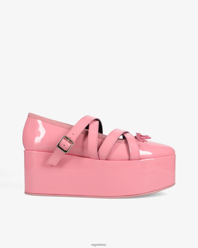 Repetto Women X Noir Kei Ninomiya - Platform Mary Janes Baby Pink Footwear PDFBZN153