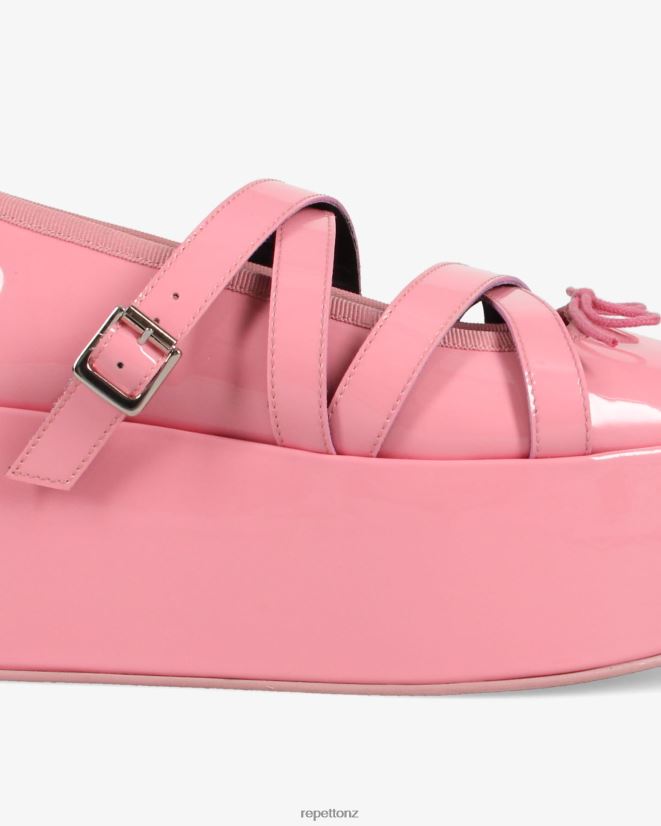 Repetto Women X Noir Kei Ninomiya - Platform Mary Janes Baby Pink Footwear PDFBZN153