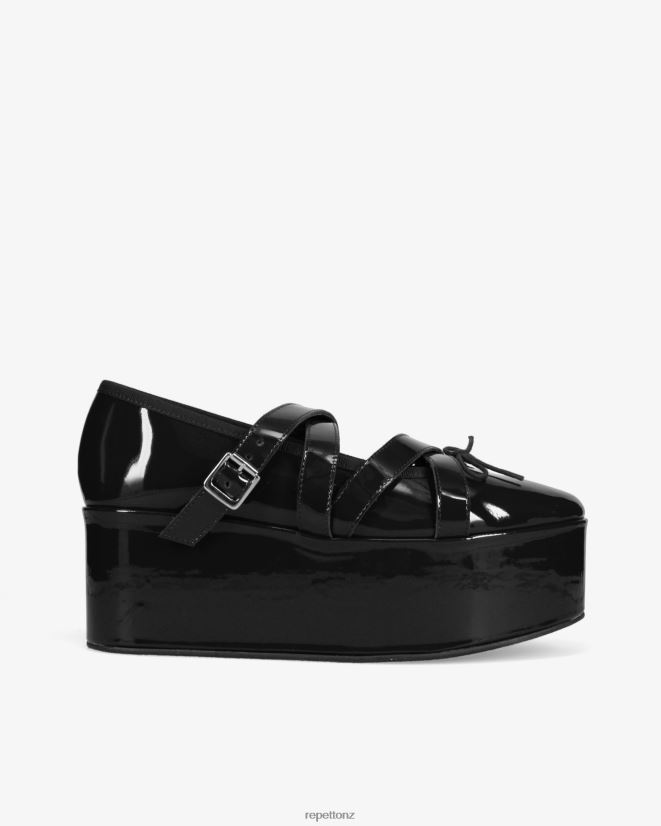 Repetto Women X Noir Kei Ninomiya - Platform Mary Janes Black Footwear PDFBZN154
