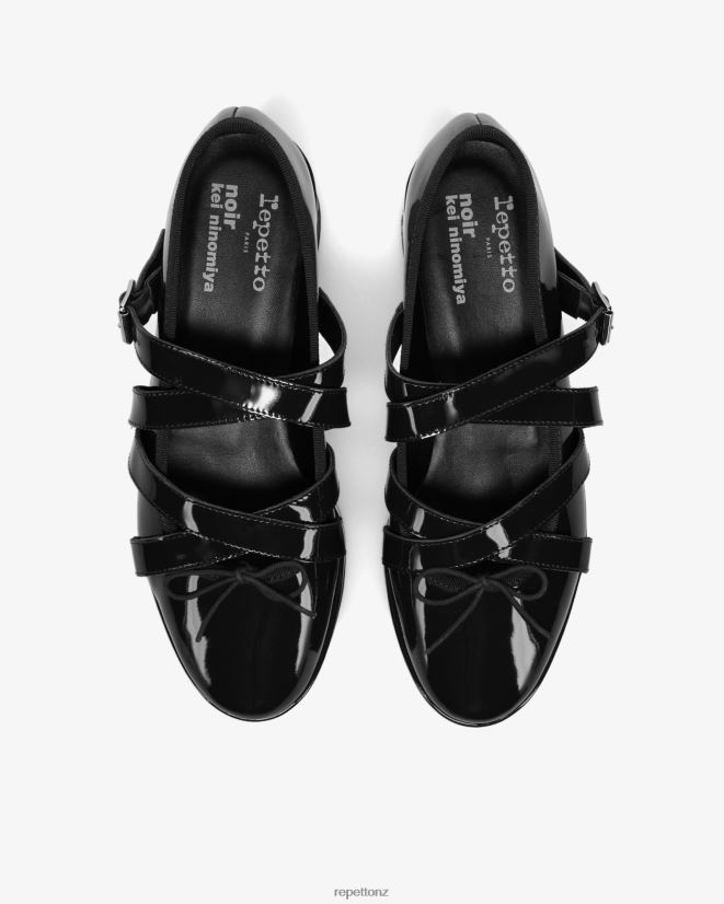 Repetto Women X Noir Kei Ninomiya - Platform Mary Janes Black Footwear PDFBZN154