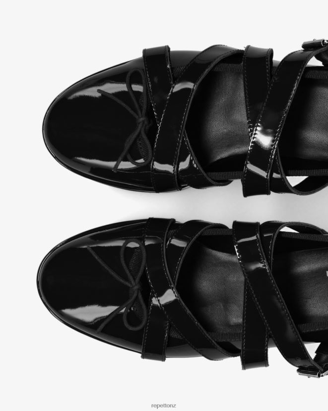 Repetto Women X Noir Kei Ninomiya - Platform Mary Janes Black Footwear PDFBZN154