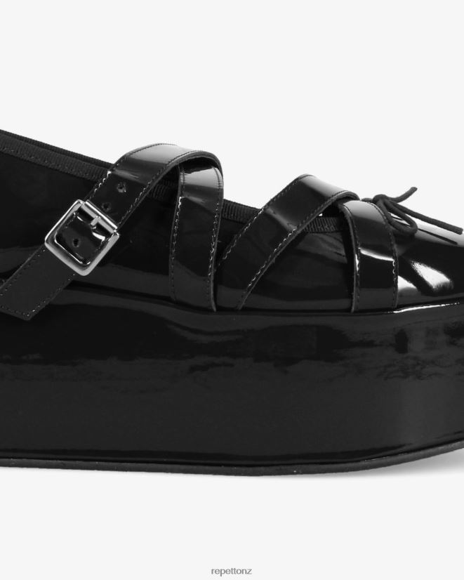 Repetto Women X Noir Kei Ninomiya - Platform Mary Janes Black Footwear PDFBZN154