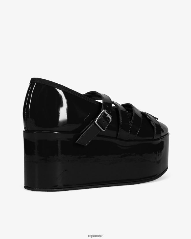 Repetto Women X Noir Kei Ninomiya - Platform Mary Janes Black Footwear PDFBZN154