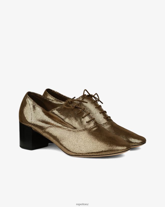 Repetto Women Fado Oxford Shoe Antic Gold Footwear PDFBZN206