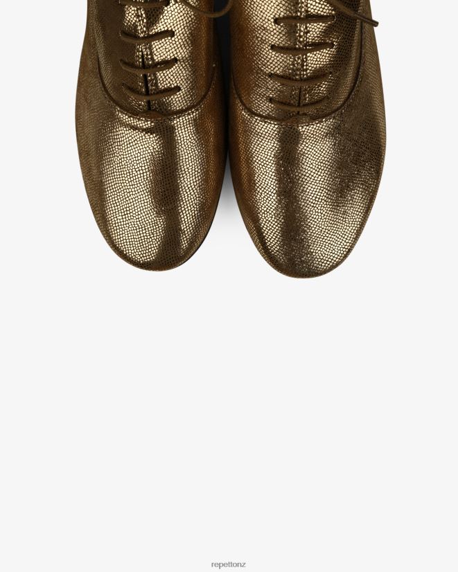 Repetto Women Fado Oxford Shoe Antic Gold Footwear PDFBZN206