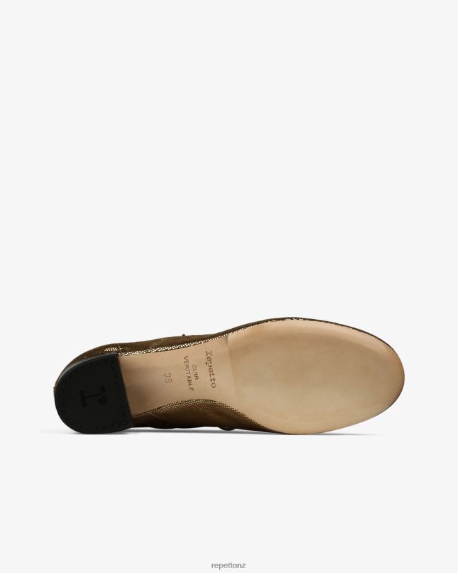 Repetto Women Fado Oxford Shoe Antic Gold Footwear PDFBZN206