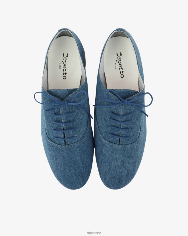 Repetto Women Zizi Oxford Shoe Everest Blue Footwear PDFBZN261