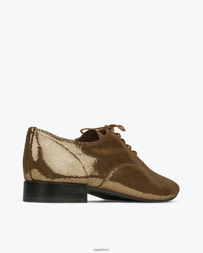 Repetto Women Zizi Oxford Shoes Antic Gold Footwear PDFBZN214