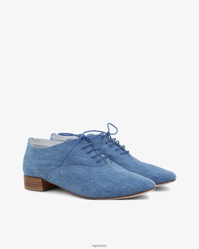 Repetto Women Zizi Oxford Shoes Everest Blue Footwear PDFBZN211