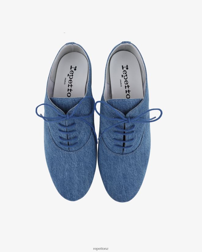 Repetto Women Zizi Oxford Shoes Everest Blue Footwear PDFBZN211