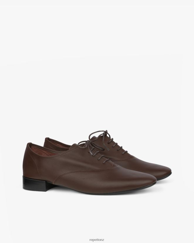Repetto Women Zizi Oxford Shoes Ristretto Brown Footwear PDFBZN215