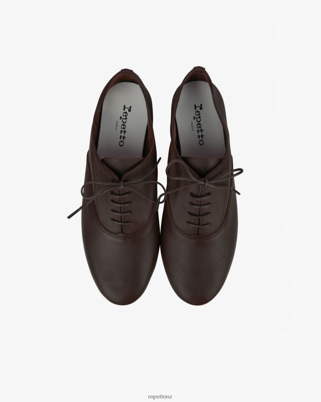 Repetto Women Zizi Oxford Shoes Ristretto Brown Footwear PDFBZN215