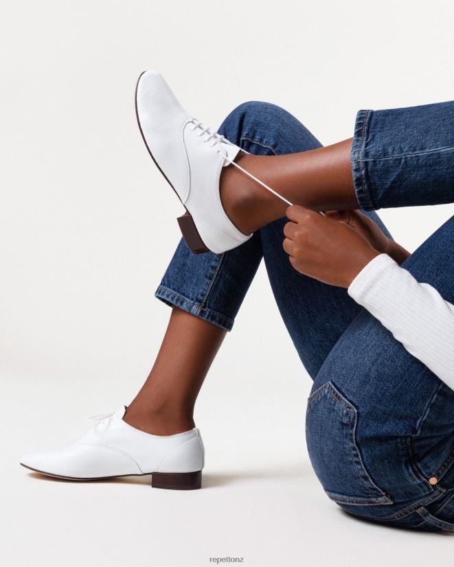Repetto Women Zizi Oxford Shoes White Footwear PDFBZN209