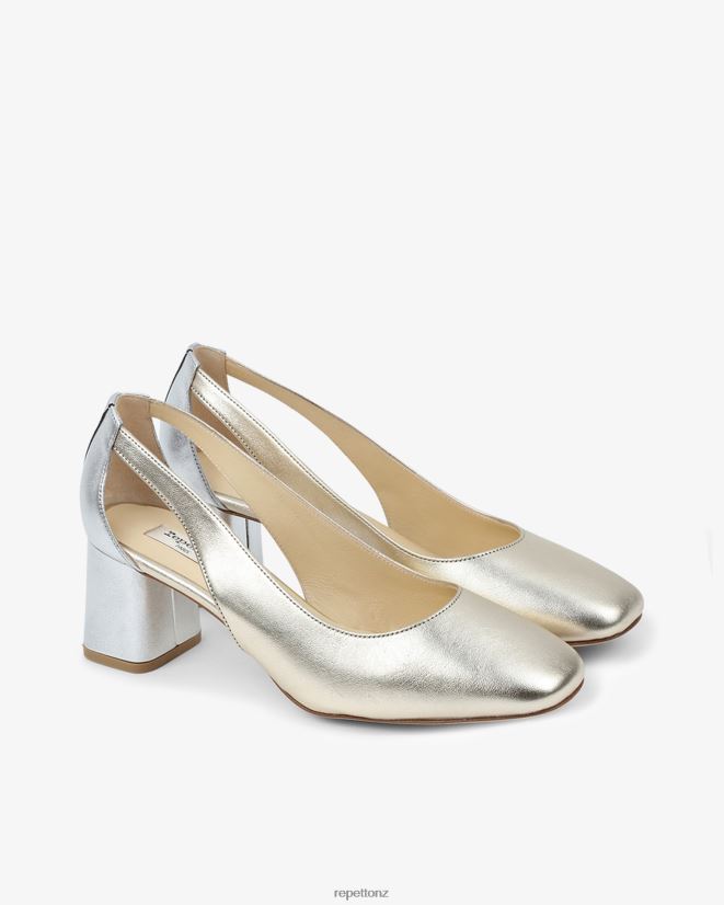 Repetto Women Terry Pumps Light Gold And Silver Footwear PDFBZN236