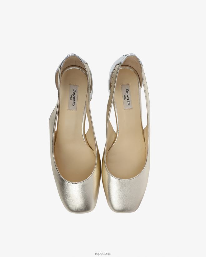 Repetto Women Terry Pumps Light Gold And Silver Footwear PDFBZN236