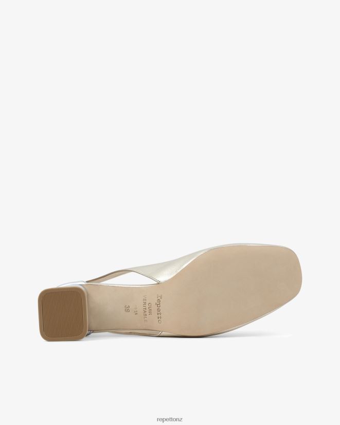 Repetto Women Terry Pumps Light Gold And Silver Footwear PDFBZN236